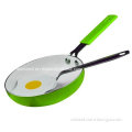 14cm Aluminum Ceramic Fry Pan with Silicone Handle (TY-23)